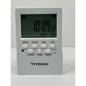 VIVOSUN Digital Timer Switch Programmable Outlet 7 Day Indoor 125V